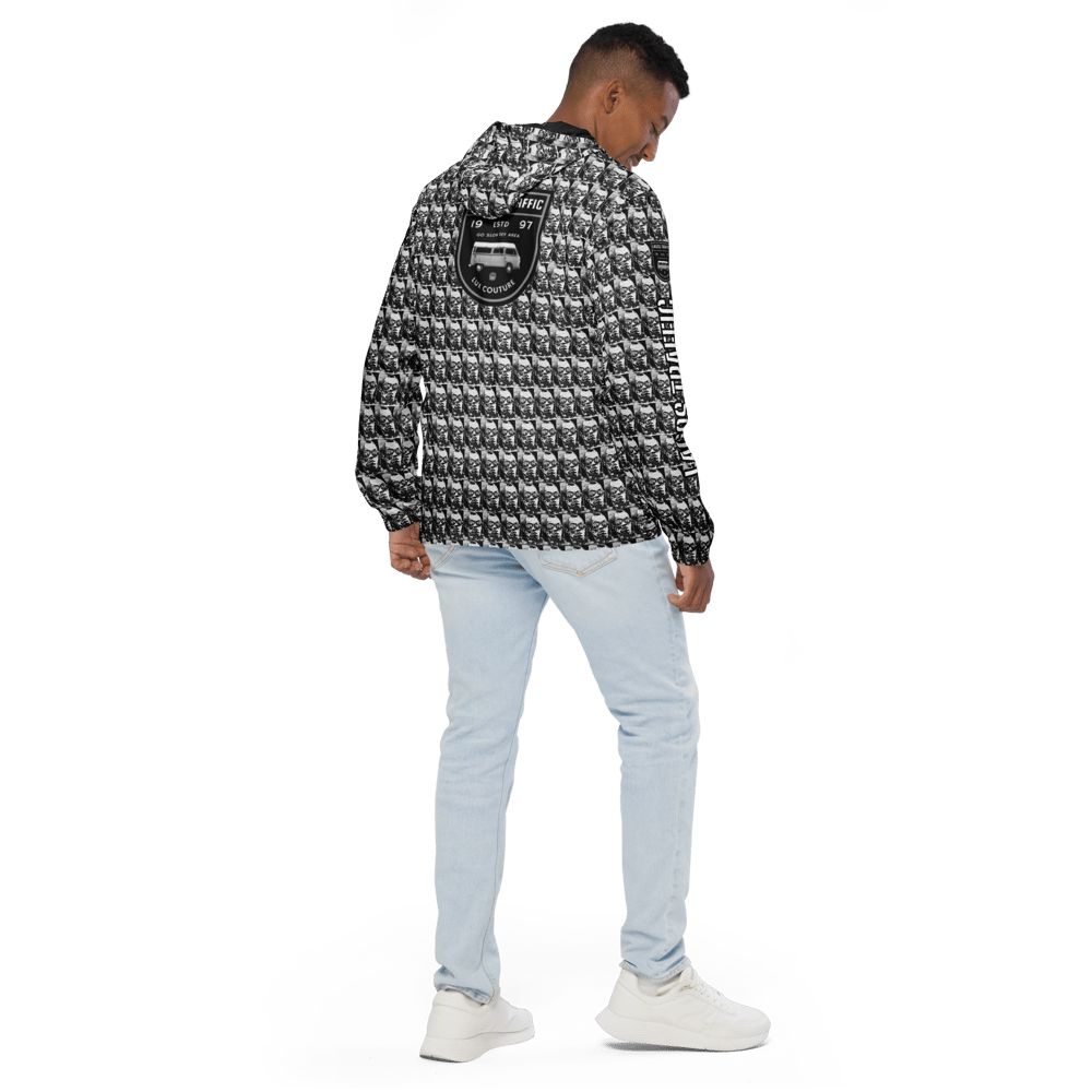 ALLEN AVE COUTURE - LAS GIDI CITY MEN'S WINDBREAKER