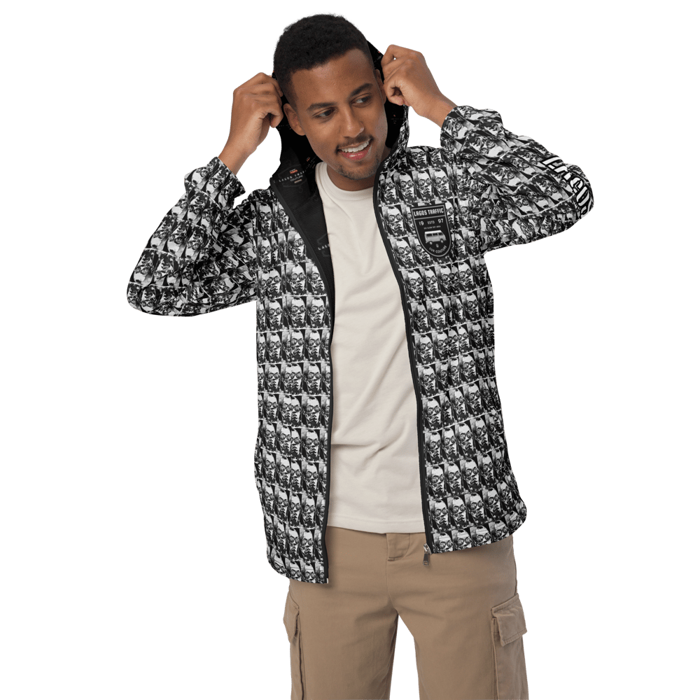 ALLEN AVE COUTURE - LAS GIDI CITY MEN'S WINDBREAKER