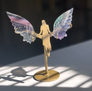 Image of fluorite fairy wings