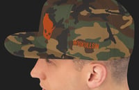 Image 3 of Wiskullsin Camo Snapback