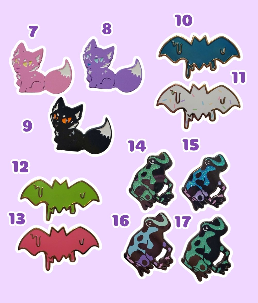 Image of STANDARD Grade Pins - All Available Designs
