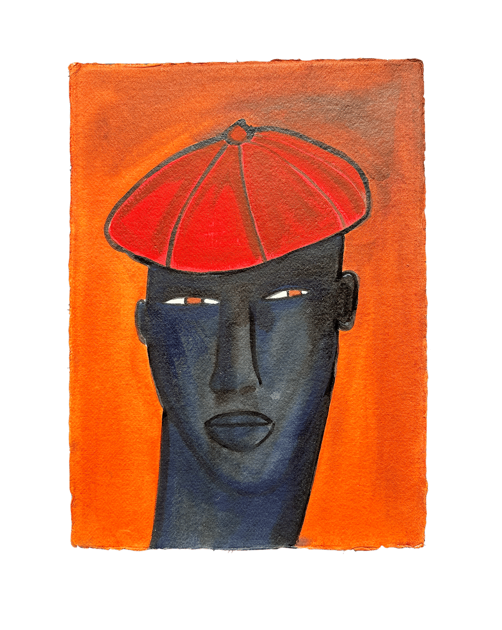 Image of  'MAN IN THE RED FLAT HAT' by STEPHEN ANTHONY