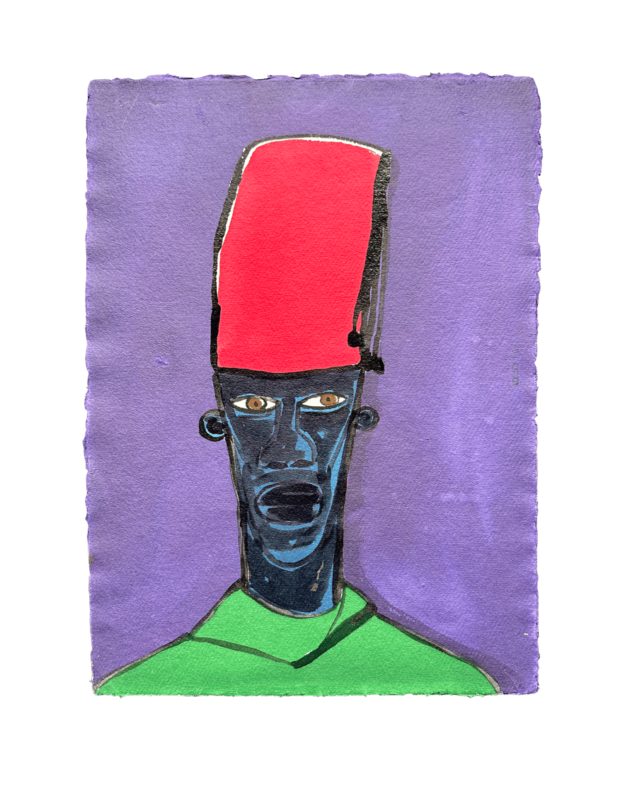 Image of 'BOY IN FEZ' by STEPHEN ANTHONY DAVIDS