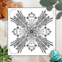 Image 4 of Desert Mandala Print Series