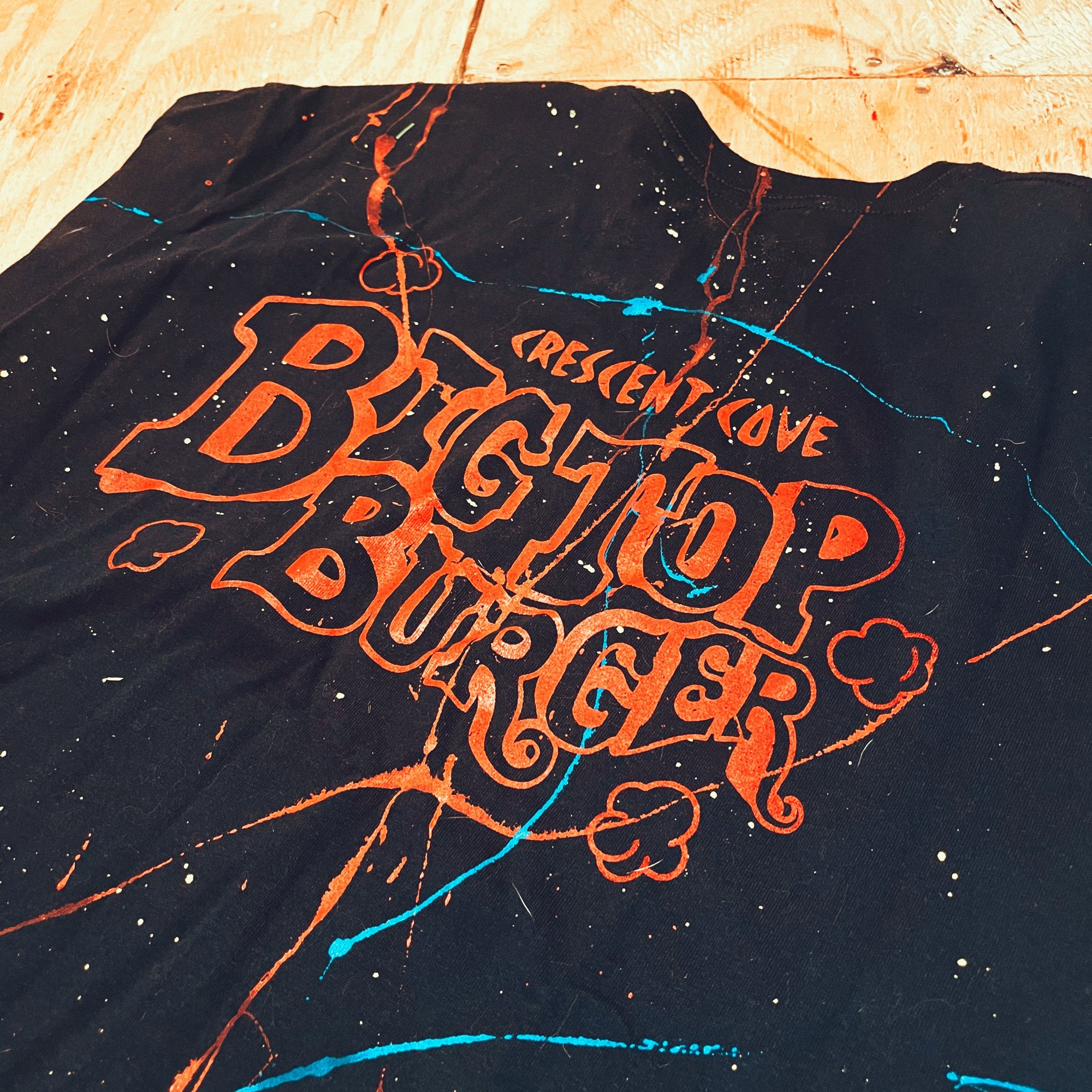 L Big Top Burger Splatter WORN DOLL L big top burger splatter worn doll