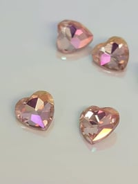 Image 5 of Peach crystal heart
