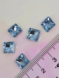 Image 1 of Crystal blue square shape