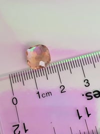 Image 2 of Peach doble tone crystal 