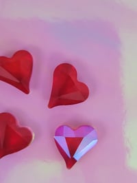 Image 4 of Two tone red heart