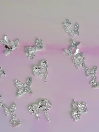 Image 3 of Silver metal charms mix