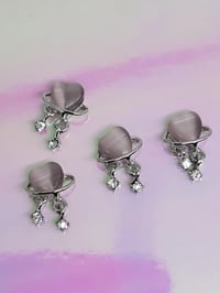 Image 4 of Two tone heart charm