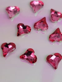 Image 1 of Pink heart bling