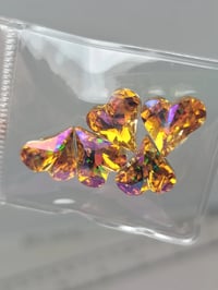 Image 2 of Peach k9 heart  shape dimond 