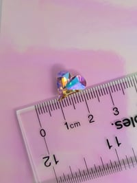 Image 3 of Peach k9 heart  shape dimond 