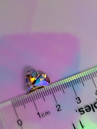 Image 4 of Peach k9 heart  shape dimond 