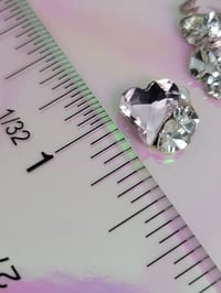 Image 2 of Pink dimond heart shape charm
