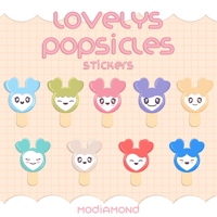 Lovely’s Popsicle Stickers