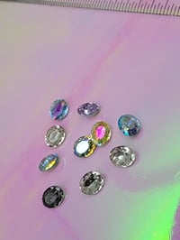 Image 1 of Color mix dimonds roundshape