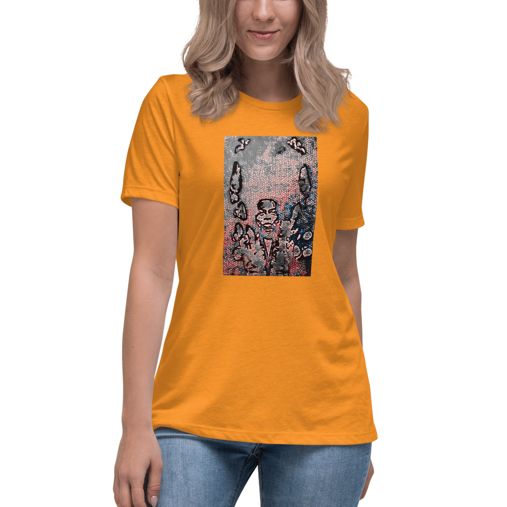 THE STANCE (PINK/GRY) - LTC METRO WOMEN'S RELAXED T-SHIRT 