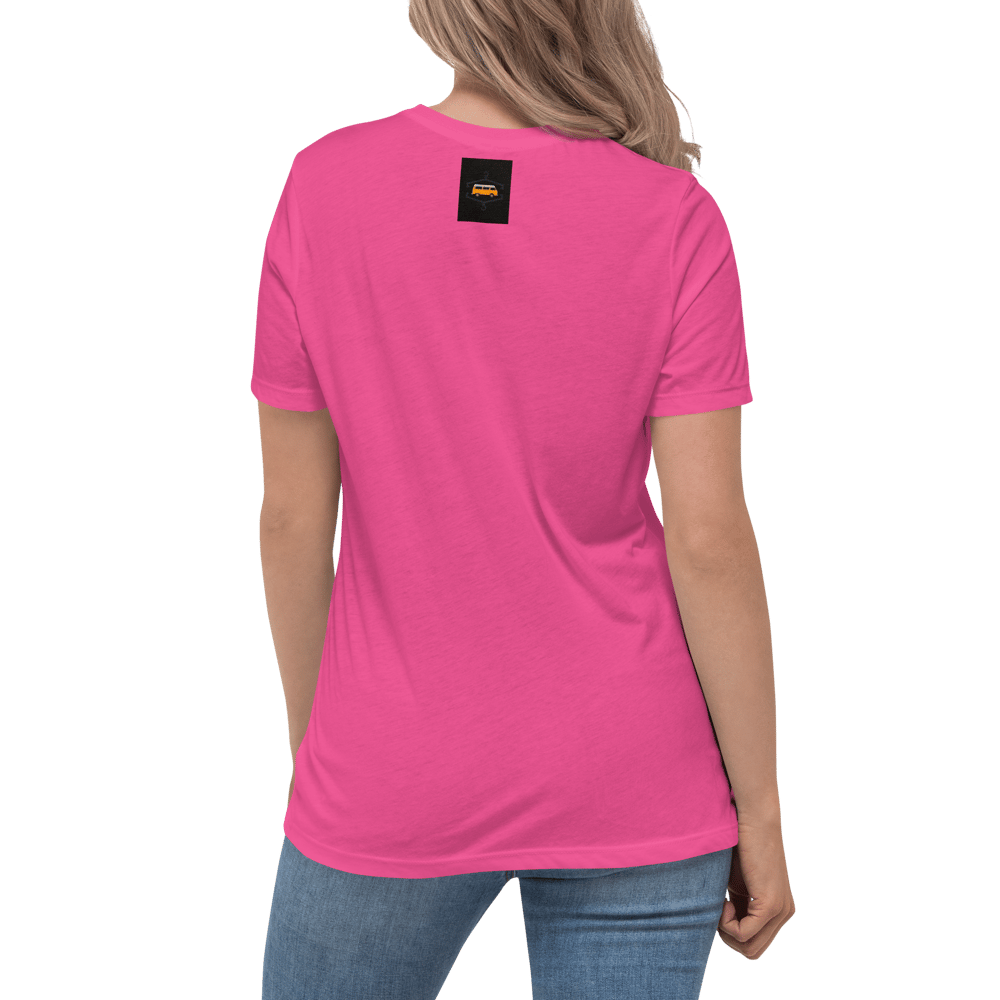 THE STANCE (PINK/GRY) - LTC METRO WOMEN'S RELAXED T-SHIRT 