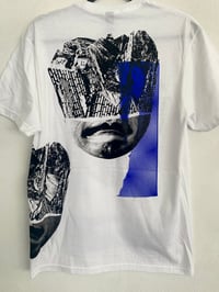 Image 2 of Blue - COLLAGE T-SHIRT
