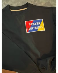 Image 2 of Prayer Partners Crewneck - Black - Big Patch