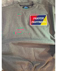 Image 1 of Prayer Partners Crewneck - Gray - Big Patch