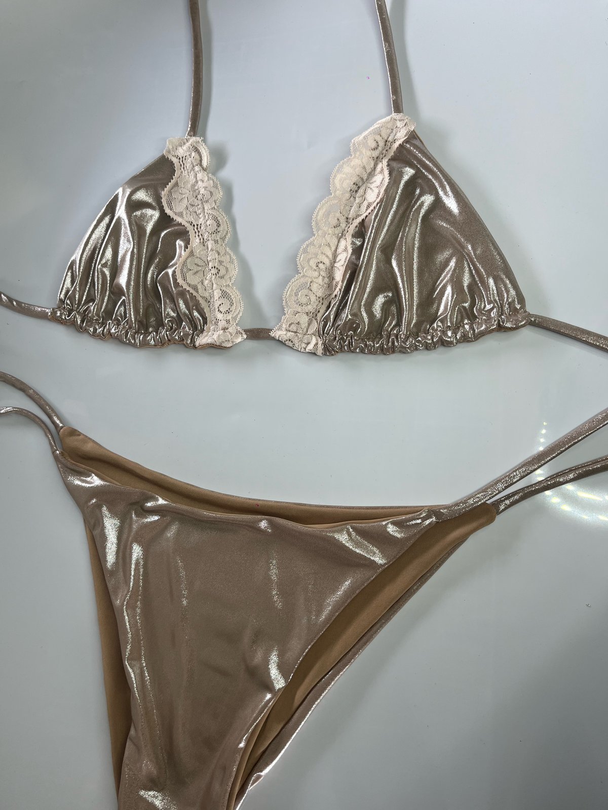Image of Lace gloss bikini