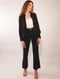 Image of Drape Linen Pants Black