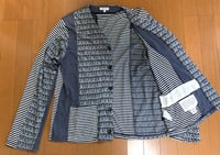 Image 3 of Engineered Garments nepenthes patchwork cardigan, made in USA, size M