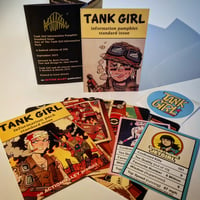 Image 1 of TANK GIRL INFORMATION PACK - with bonus RUMBLE CARDS and STICKER!