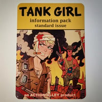 Image 4 of TANK GIRL INFORMATION PACK - with bonus RUMBLE CARDS and STICKER!