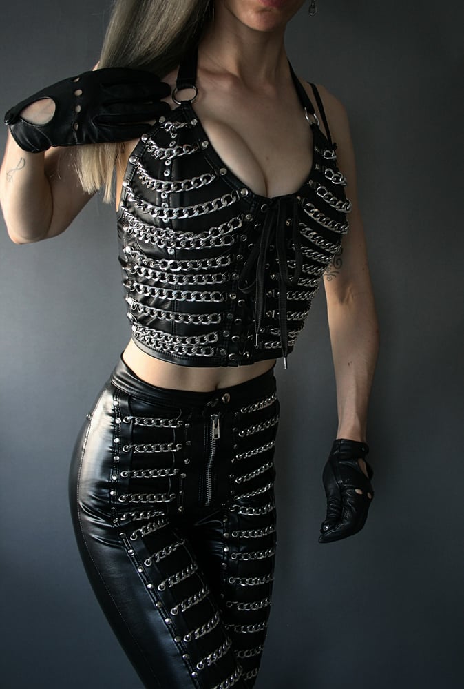 Image of CHAINED BUSTIER