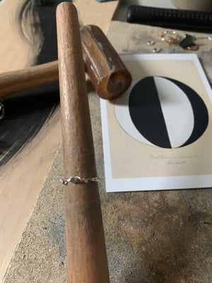 Image of ‘Dark and twisted’ recycled sterling silver ring