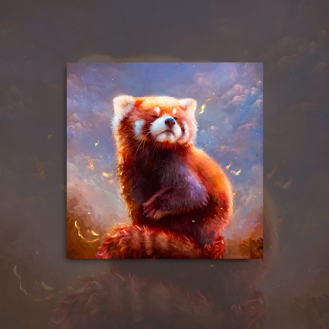 Panda rojo