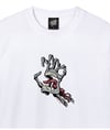 Santa Cruz // Bone Hand Cruz Front T-Shirt (White)