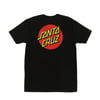 Santa Cruz // Classic Dot Chest T-Shirt (Black)