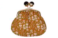Purse * Tiny flowers * Mustard