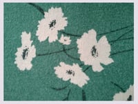 Image 1 of Tissus: spring flowers and light bouquets green