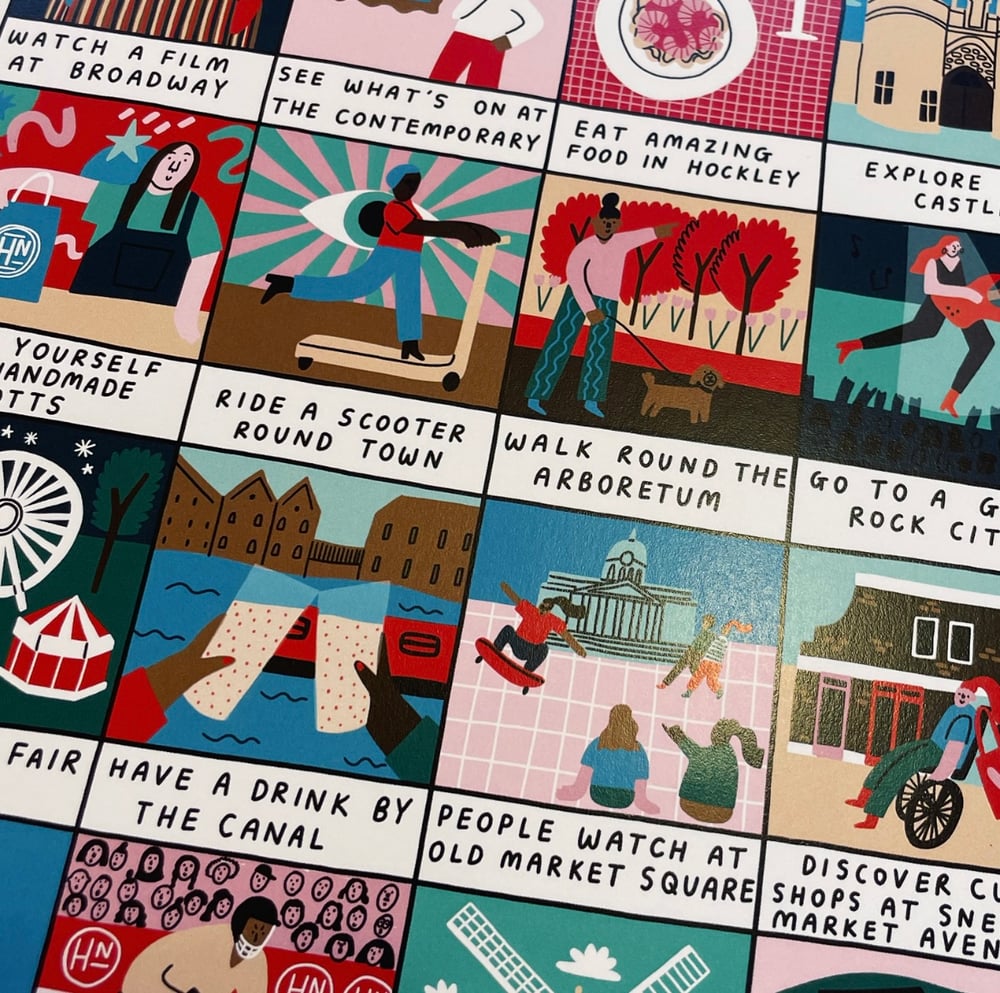 Image of Ellastrated X Handmade Notts Nottingham Bingo