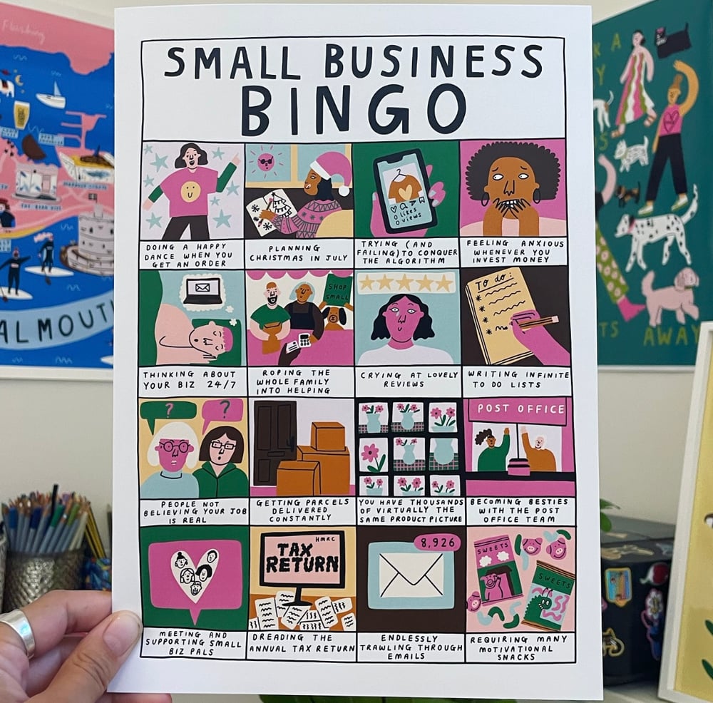 Image of Ellastrated X Handmade Notts Small Business Bingo 