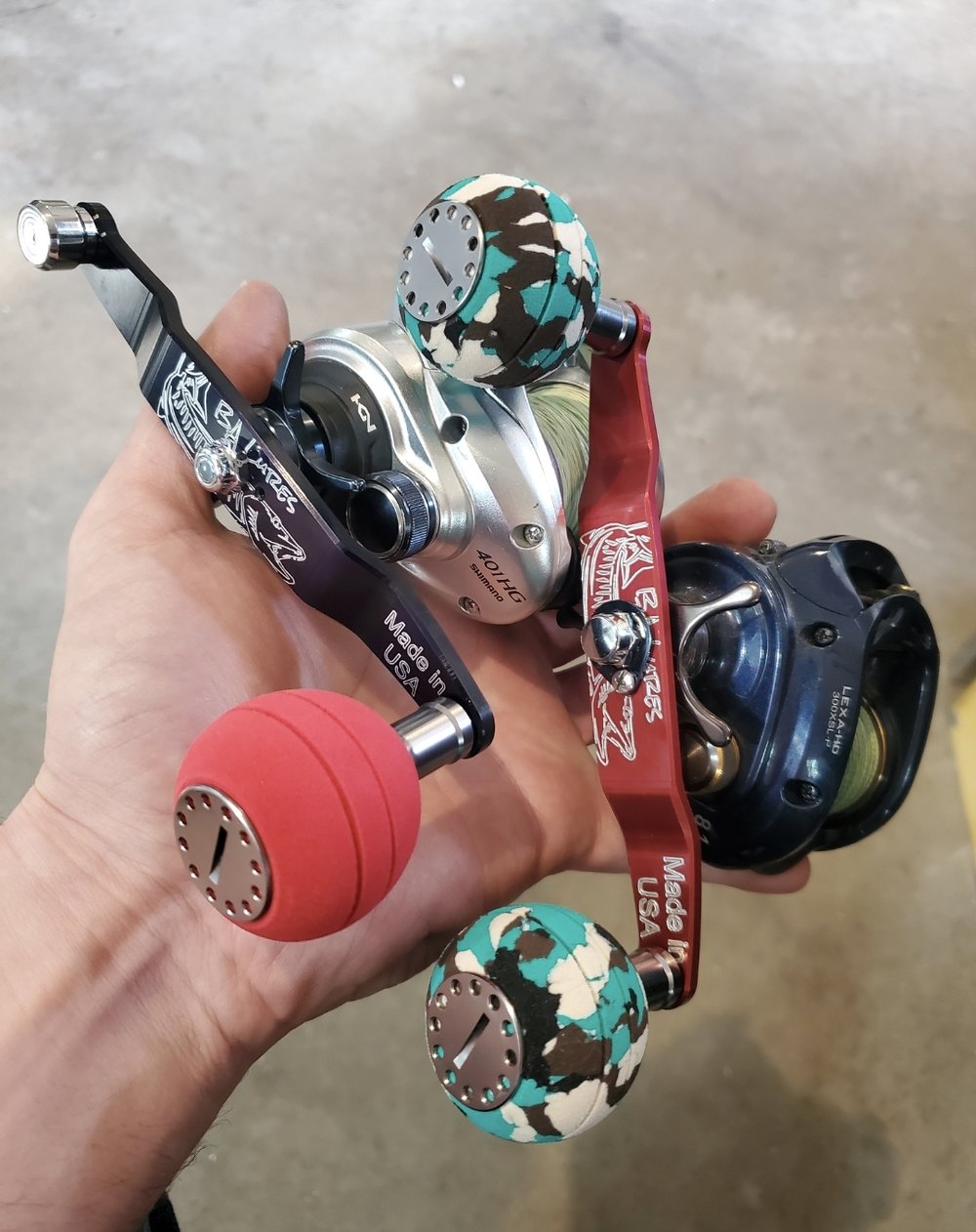 Tranx 200, 300,400,500, Calcutta Power Handle 