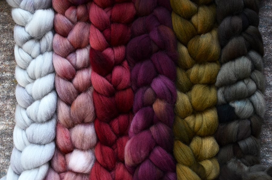 Image of “Fig Leaf & Port” August Fiber Club Coordinate Pack- PRE-ORDER - 6 oz.