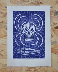 Image 3 of Shelob - woodcut print 