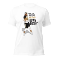 BACKFOOT DOWN DOGG! WHITE T-Shirt (SHIPPING INCLUDED)