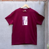 "Faces" Burgundy T-Shirt