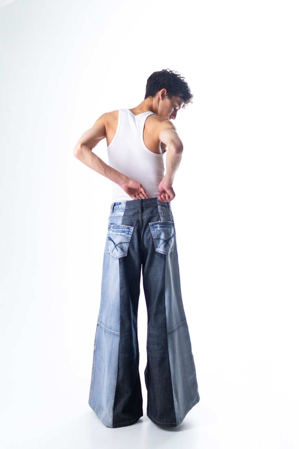 Image of RECONSTRUCTED PANTS 8