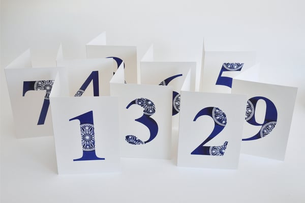 Image of Number cards