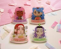 Image 1 of  LOVERS ACRYLIC PIN II