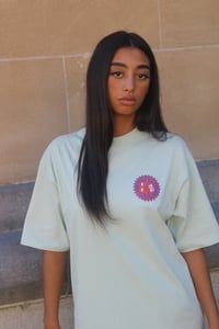 Image 2 of ABCD  T-shirt Aloe Green color